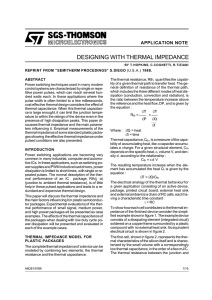 designing with thermal impedance