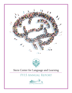 Stern Center for Language and Learning FY15 Annual Report