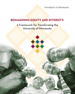 Reimagining equity and diveRsity - Office for Equity and Diversity