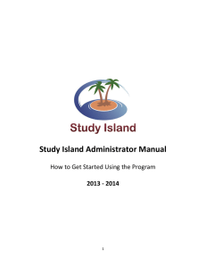 Study Island Administrator Manual
