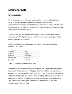 Simple Circuits