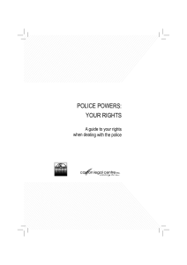 police powers: your rights