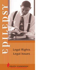 Legal Rights Legal Issues - Epilepsy Foundation of Colorado