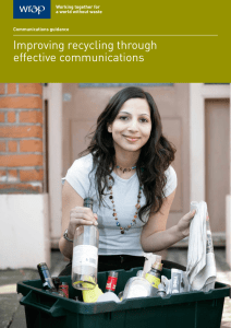 Improving recycling through effective communications