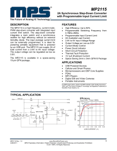 MP2115 - Monolithic Power System