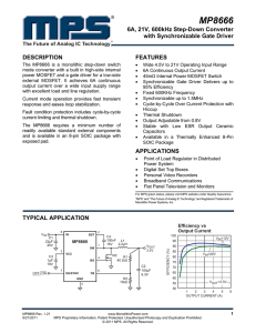 MP8666 - Monolithic Power System