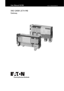 XNE-GWBR-2ETH-MB Gateway - Eaton