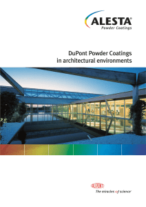 DuPont Powder Coatings in architectural environments