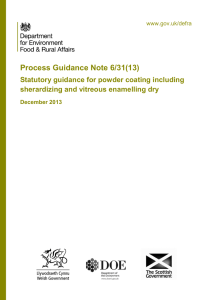 Process Guidance Note 6/31(13)