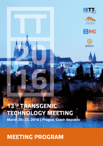 HERE - International Society for Transgenic Technologies