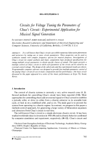 Circuits for Voltage Tuning the Parameters of Chua`s Circuit