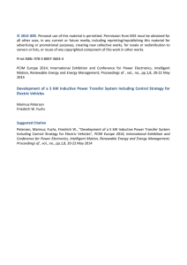 a"5"kW"Inductive"Power"Transfer"System"Including"Control"