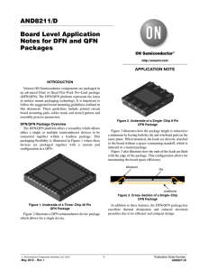 AND8211 - Board Level Application Notes for DFN and QFN Packages