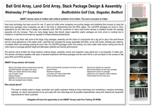 Ball Grid Array, Land Grid Array, Stack Package