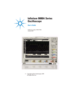 Infiniium 9000A Series Oscilloscope