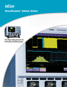 WaveRunner 6000A Oscilloscope