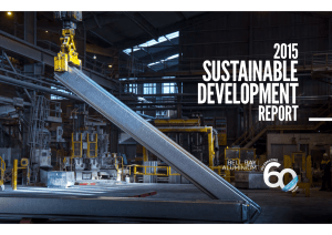 Bell Bay Aluminium 2015 Sustainable Development Report