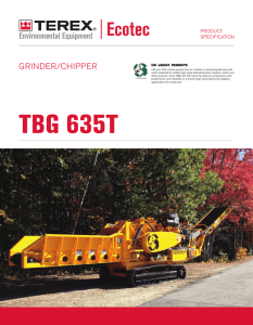 TBG 635T - Continental Biomass Industries, Inc.
