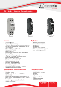 QL - Series Miniature Circuit Breakers