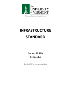 infrastructure standard