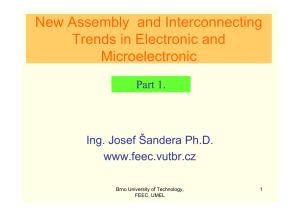 New Assembly Principles and Trends in Microelectronic