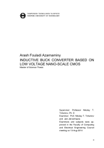 Arash Fouladi Azarnaminy INDUCTIVE BUCK CONVERTER BASED