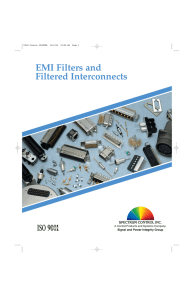 EMI Filtered Connectors