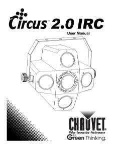 Circus 2.0 IRC User Manual Rev. 1