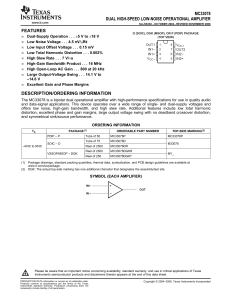 features description/ordering information mc33078 dual