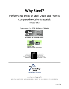 Why Steel? - Ceco Door