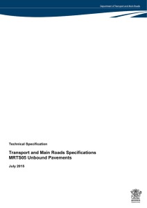 MRTS05 Technical Specification - Department of Transport and