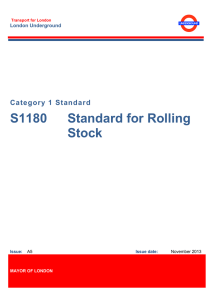 S1180 Standard for Rolling Stock - PRO