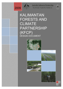 Kalimantan Forests and Climate Partnership (KFCP) Design