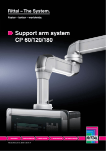 Support arm system CP 60/120/180