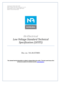 06-Electrical Low Voltage Standard Technical