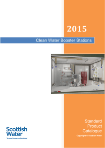 CWBS Catalogue to Clean Water Booster Station