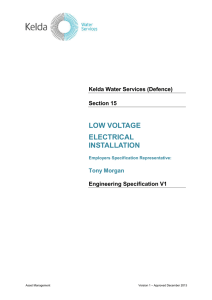 Sec15-LV Electrical - Kelda Water Services