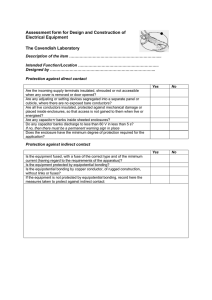 Design checklist - Cavendish Laboratory