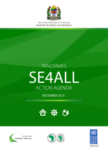 Tanzania`s SE4ALL Action Agenda