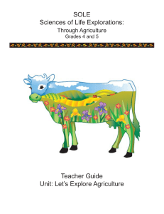 Let`s Explore Agriculture - Agriculture in the Classroom