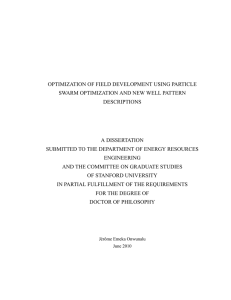 Optimization of Field Development Using Particle Swarm