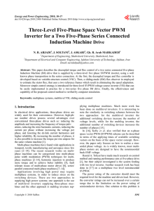 Three-Level Five-Phase Space Vector PWM Inverter for a Two Five