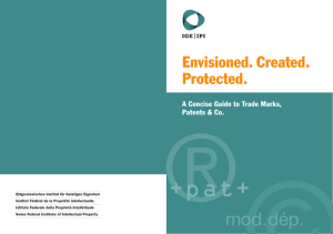 Envisioned. Created.Protected. A Concise Guide to Trade Marks