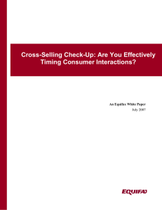 Cross-Selling Check-Up
