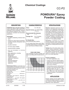 POWDURA® Epoxy Powder Coating CC-P2
