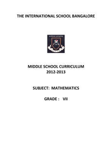 mathematics grade