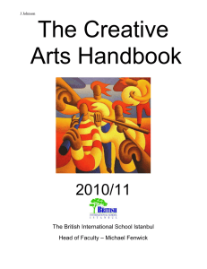 The Creative Arts Handbook - British International School
