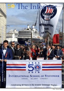 June 2016 - the International School of Stavanger