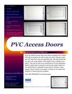 PVC Access Doors - LYF-TYM Building Products