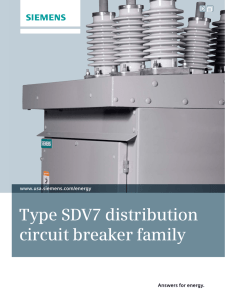 Siemens SDV Breakers